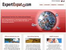 Tablet Screenshot of expertexpat.com